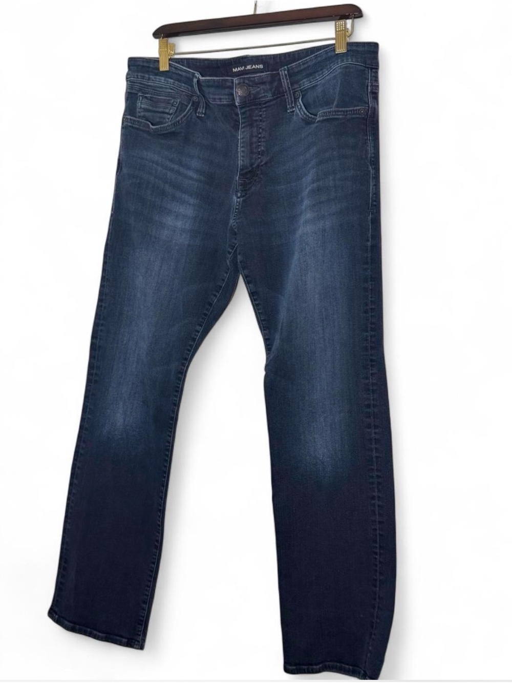 Mavi Women's Dark Indigo Straight-Leg Jeans